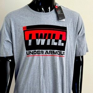 Gray Black Res Under Armour t-shirt - new w/tags